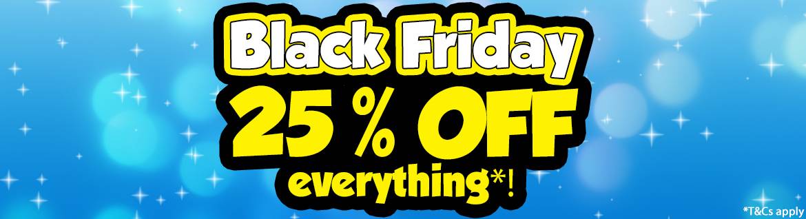 Black Friday 25% OFF